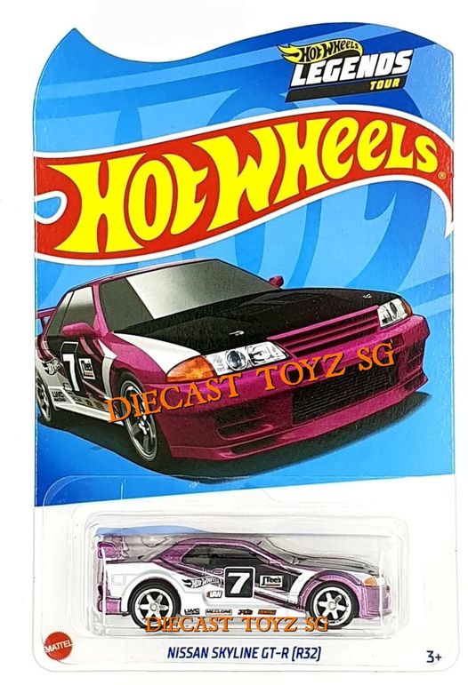 HOT WHEELS NISSAN SKYLINE GT-R R32 LEGENDS ** CARDED ** – Diecast
