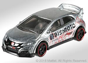 Hot Wheels '16 Honda Civic Type R Zamac Carded