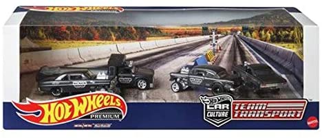 HOT WHEELS TEAM TRANSPORT RACING LINE UP PREMIUM SET