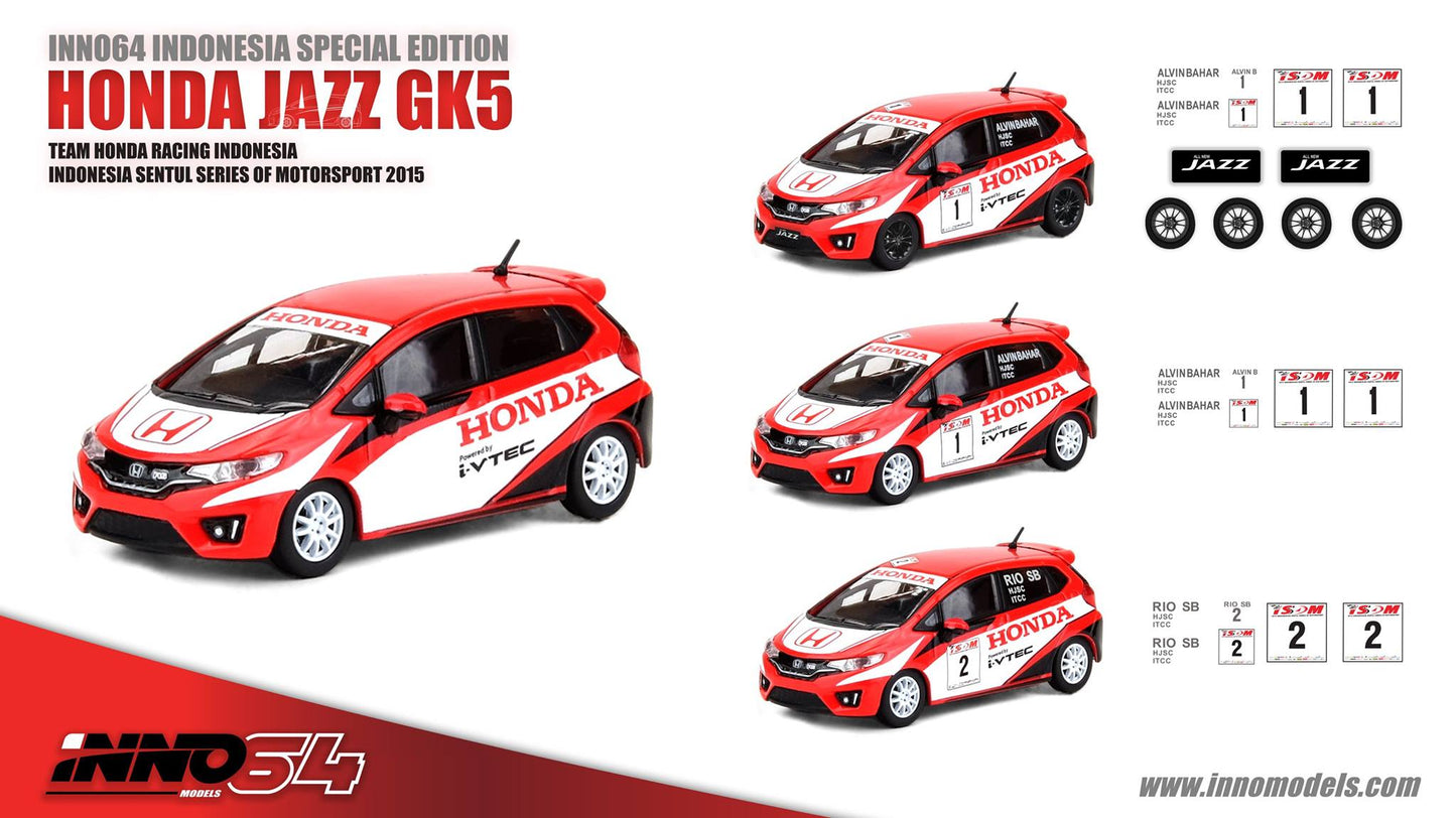 INNO 64 HONDA JAZZ GK5 "Team Honda Racing Indonesia" Indonesia Touring Car Championship 2015