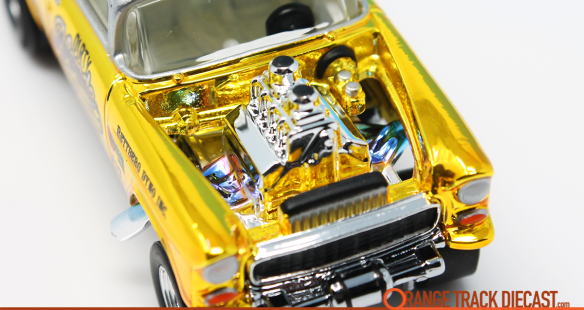 HOT WHEELS '55 CHEVY BEL AIR GASSER " DIRTY BLONDE " RLC SELECTION CAR