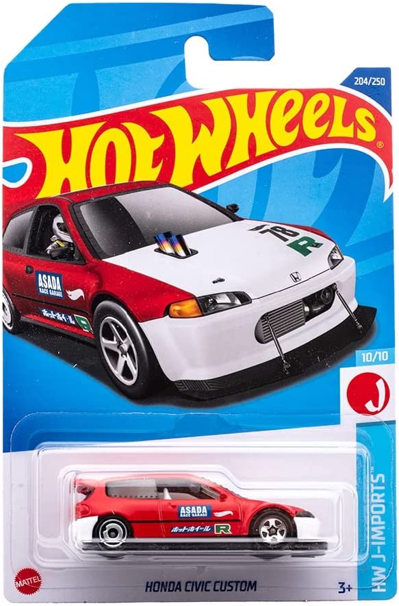 Hot Wheels HHF74 Basic Car, Honda Civic Custom – Diecast Toyz SG