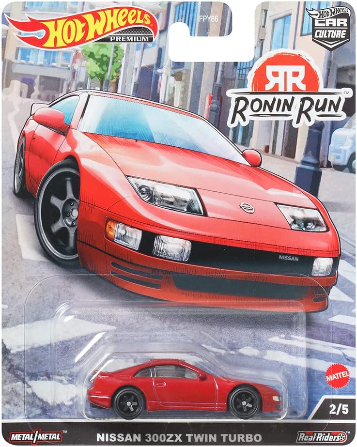 Hot Wheels Car Culture Ronin Run - Nissan 300ZX Twin Turbo HCK12 Red