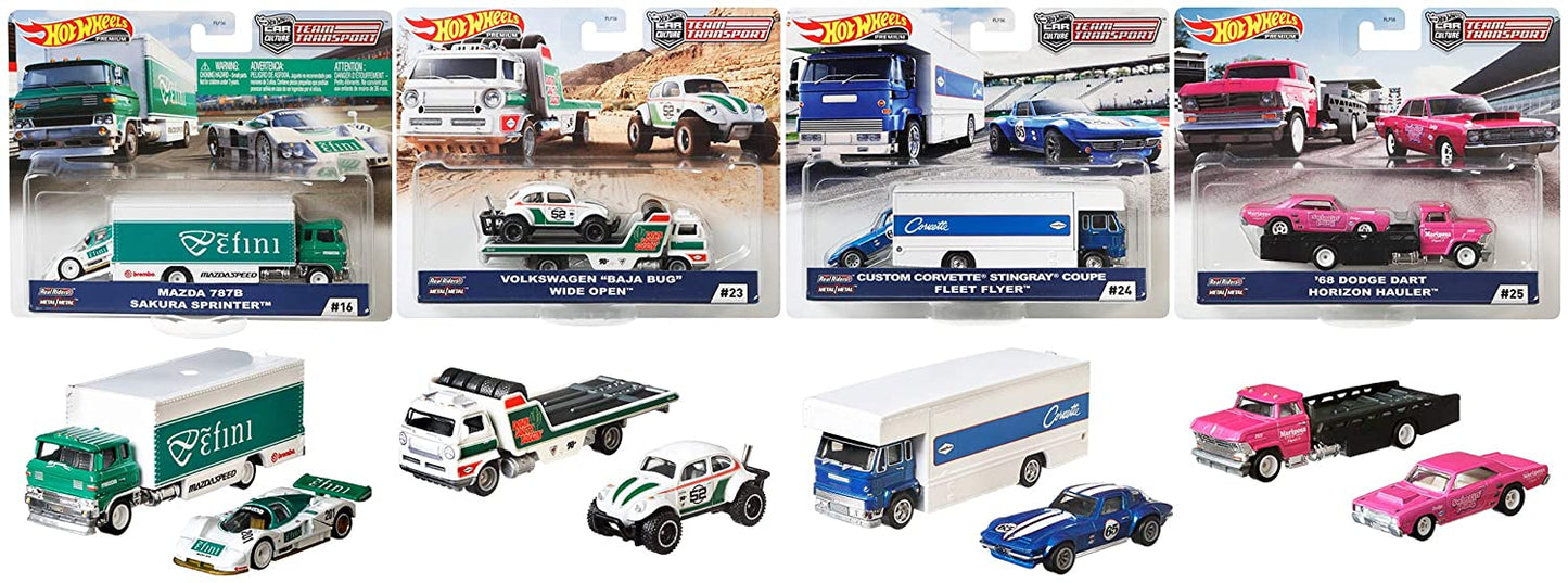 HOT WHEELS TEAM TRANSPORTER 2020 MIX (Team Transporter Series) CASE