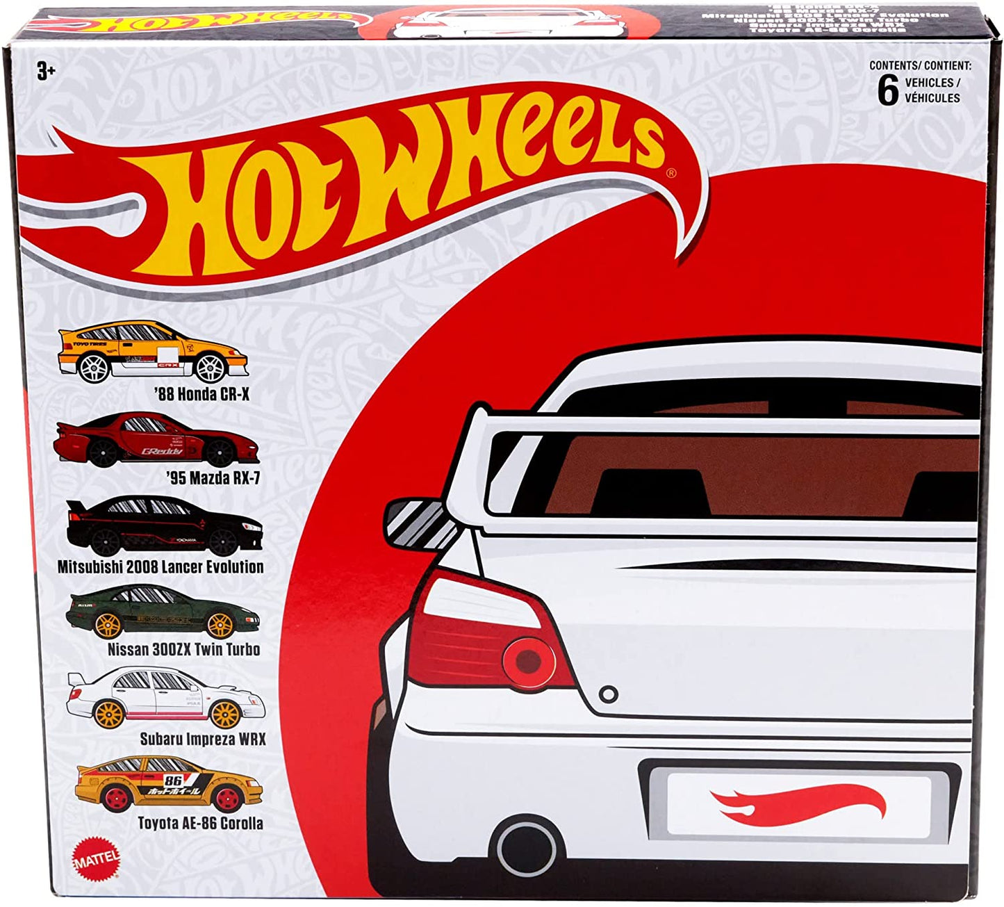 Hot Wheels HDH50 Japanese Car Culture Multi-Pack ( 6 Cars )