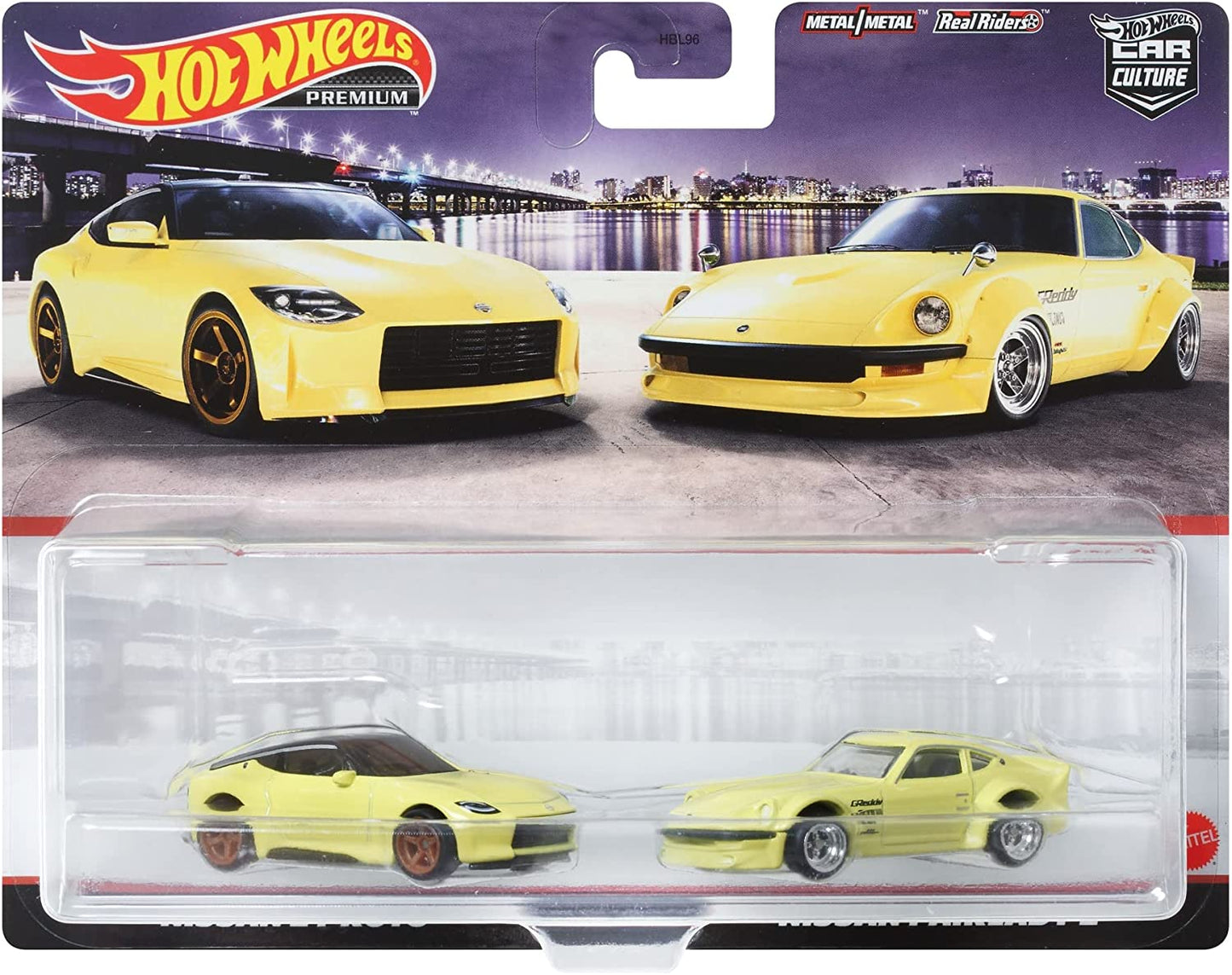 Hot Wheels HFF33 Premium 2-Pack, Nissan Z Proto/ Nissan Fairlady