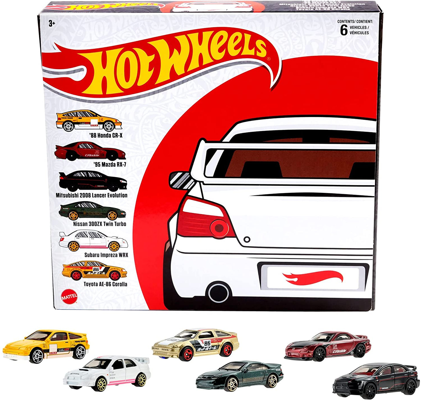 Hot Wheels HDH50 Japanese Car Culture Multi-Pack ( 6 Cars )