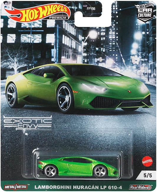 Hot Wheels Car Culture Envy Exotic Lamborghini Huracan LP 610-4 