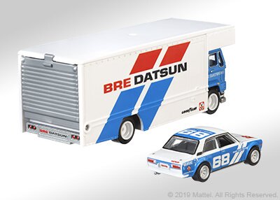 Hot Wheels Datsun 510/Fleet Flyer BRE Racing (Team Transporter Series)