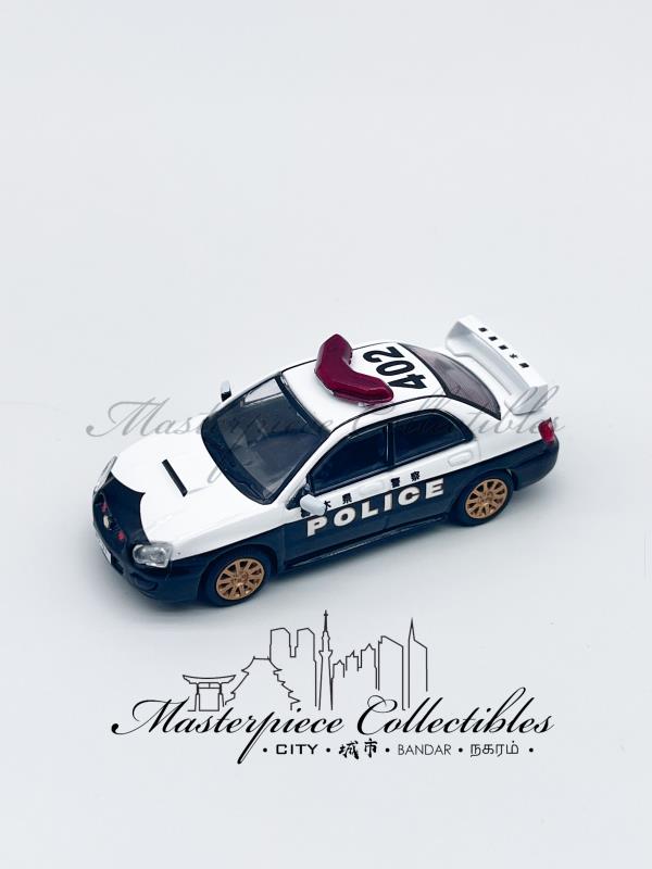 Masterpiece Collectibles • City • 1/64 Subaru Impreza Wrx Sti Blobeye Japan Tochigi Police Car