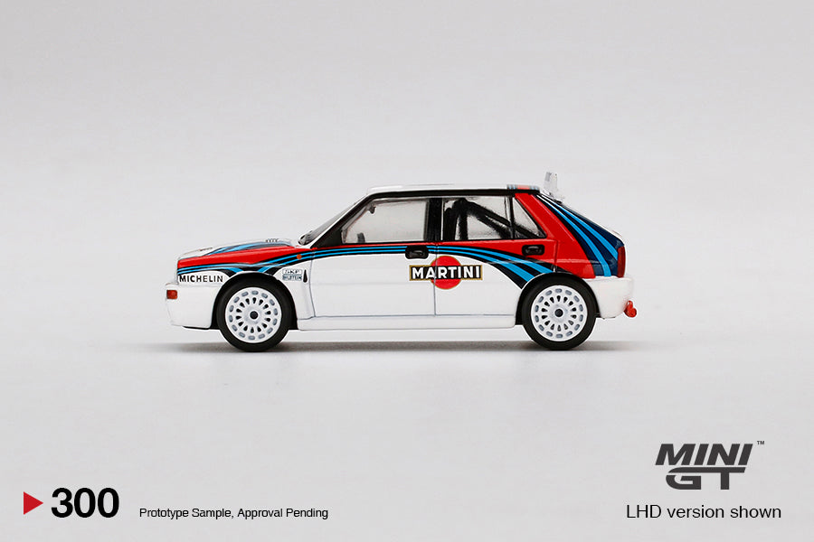 Mini GT #300 1/64 Lancia Delta HF Integrale Evoluzione Martini Racing