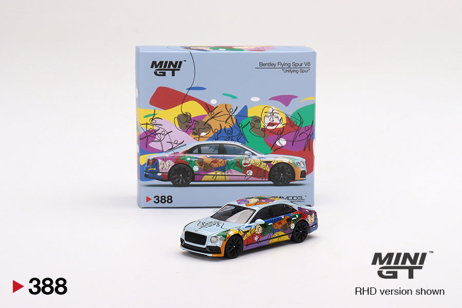 MINI GT #388 1/64 "Bentley Flying Spur V8 ""Unifying Spur"" Limited Edition 8888 pcs" - LHD