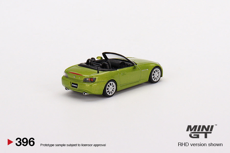 MINI GT #396 1/64 Honda S2000 (AP2) Lime Green Metallic ( RHD )