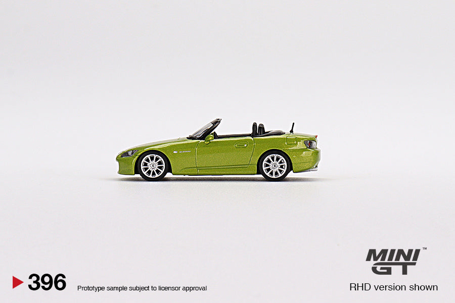 MINI GT #396 1/64 Honda S2000 (AP2) Lime Green Metallic ( RHD )