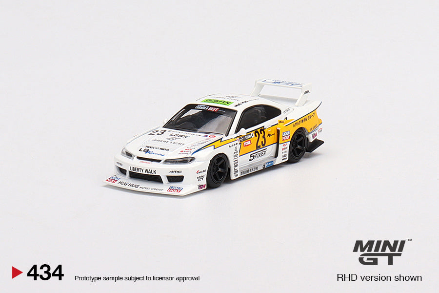 * PRE ORDER * MINI GT #434 1/64 LB-Super Silhouette Nissan S15 SILVIA #23 2021 Formula Drift Japan (RHD)