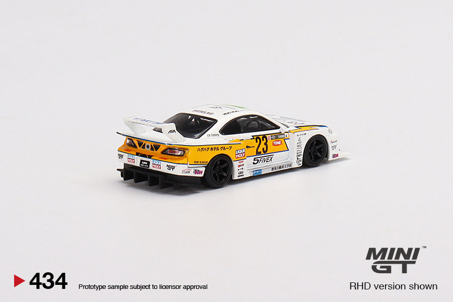 * PRE ORDER * MINI GT #434 1/64 LB-Super Silhouette Nissan S15 SILVIA #23 2021 Formula Drift Japan (RHD)