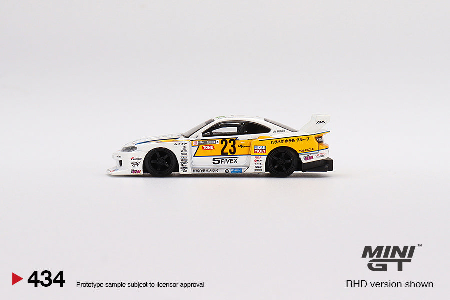 * PRE ORDER * MINI GT #434 1/64 LB-Super Silhouette Nissan S15 SILVIA #23 2021 Formula Drift Japan (RHD)