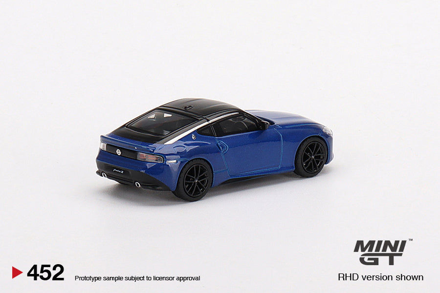 Mini GT #452 1/64 Nissan Fairlady Z Version ST 2023 Seiran Blue (RHD)