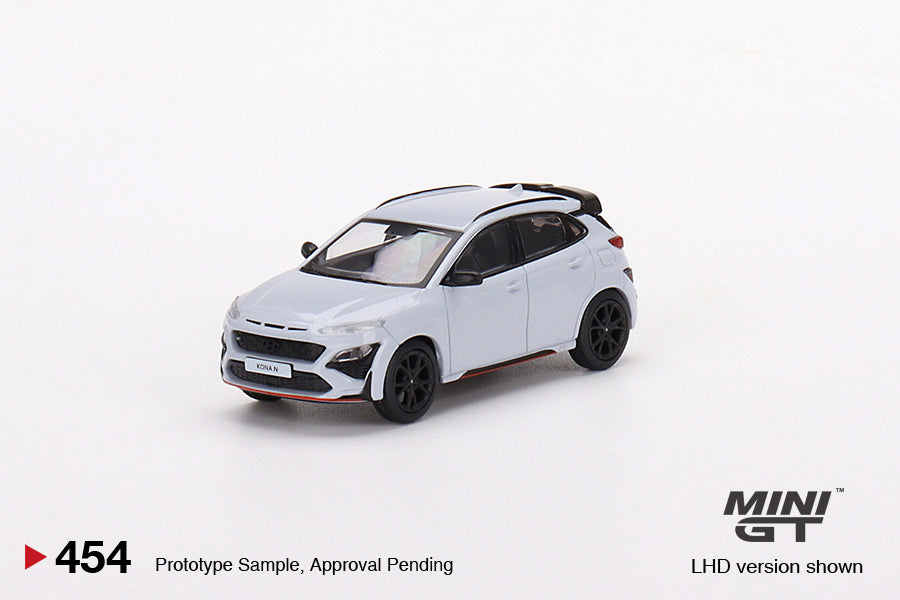 MINI GT #454 1/64 Hyundai KONA N Sonic Blue (LHD)