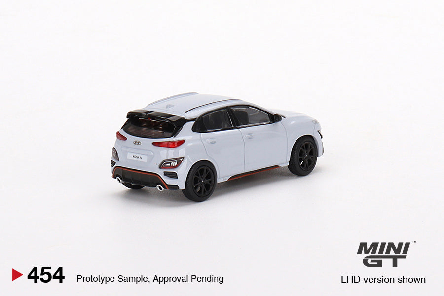 MINI GT #454 1/64 Hyundai KONA N Sonic Blue (LHD)