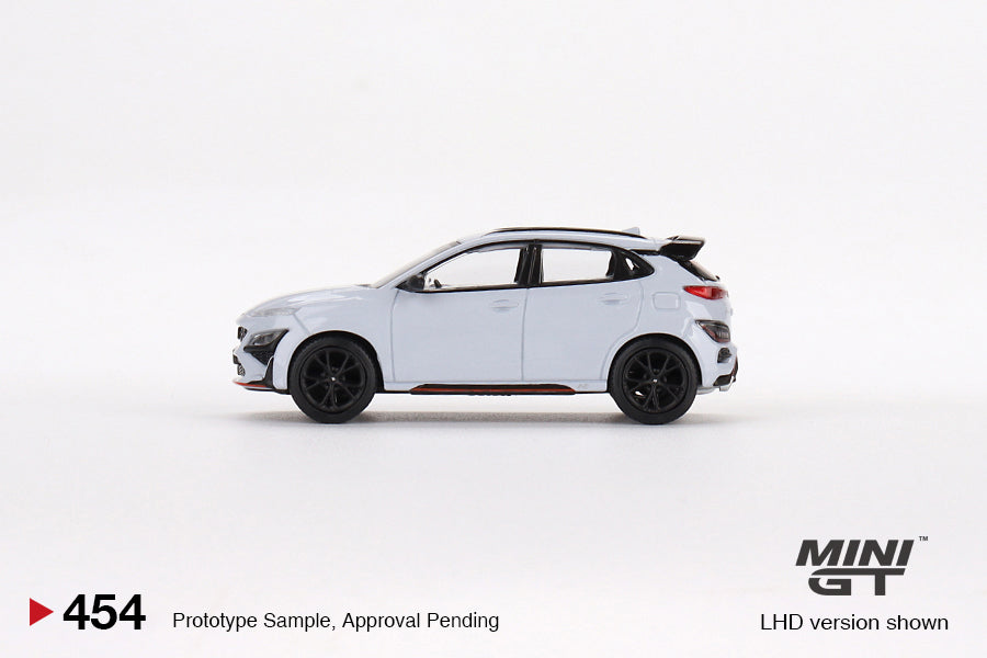 MINI GT #454 1/64 Hyundai KONA N Sonic Blue (LHD)