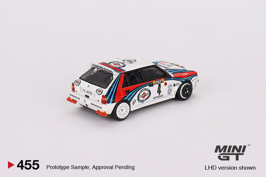 MINI GT #455 1/64 LANCIA DELTA HF INTEGRALE EVOLUZIONE 1992 RALLY MONTECARLO WINNER #4 (LHD)