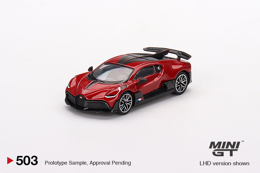 * PRE ORDER * MINI GT #503 1/64 Bugatti Divo Red Metallic (LHD)