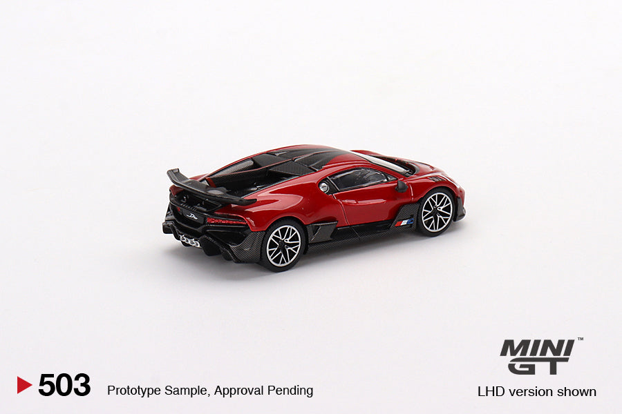 * PRE ORDER * MINI GT #503 1/64 Bugatti Divo Red Metallic (LHD)