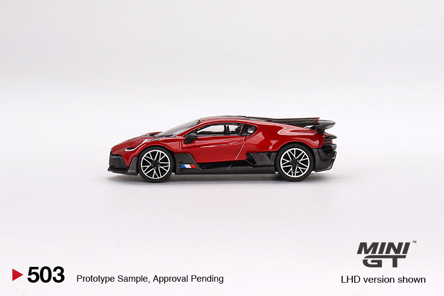 * PRE ORDER * MINI GT #503 1/64 Bugatti Divo Red Metallic (LHD)