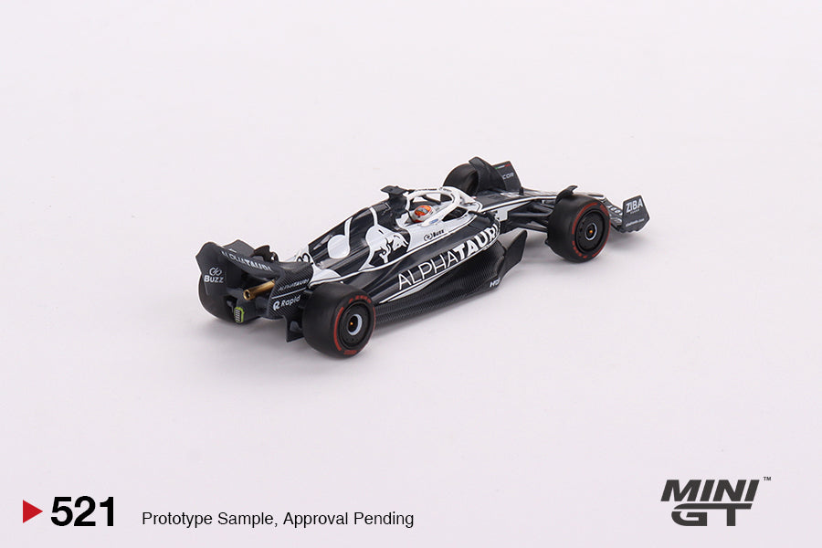 MINI GT #521 1/64 AlphaTauri AT03 #22 Yuki Tsunoda 2022 Abu Dhabi Grand Prix