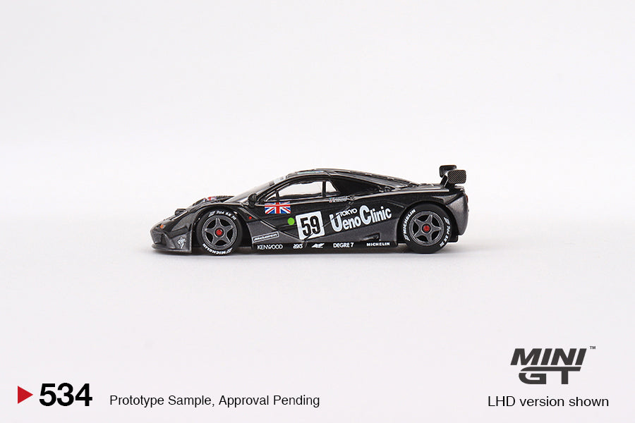 * PRE ORDER * MINI GT #534 1/64 McLaren F1 GTR #59 1995 Le Mans 24Hr Winner (LHD)