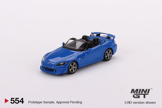 MINI GT #554 1/64 Honda S2000 (AP2) CR Apex Blue (LHD)