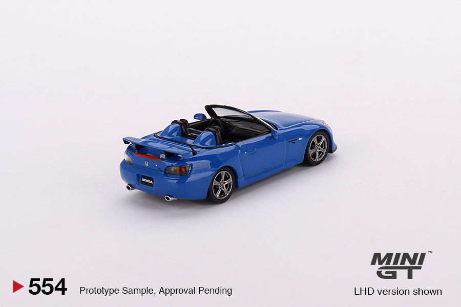 MINI GT #554 1/64 Honda S2000 (AP2) CR Apex Blue (LHD)