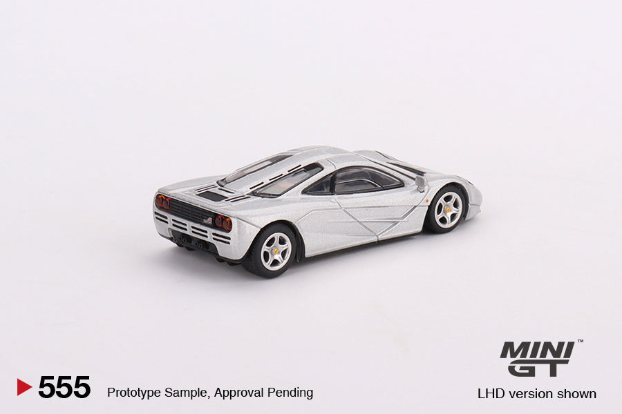 * PRE ORDER * MINI GT #555 1/64 McLaren F1 Magnesium Silver (LHD)