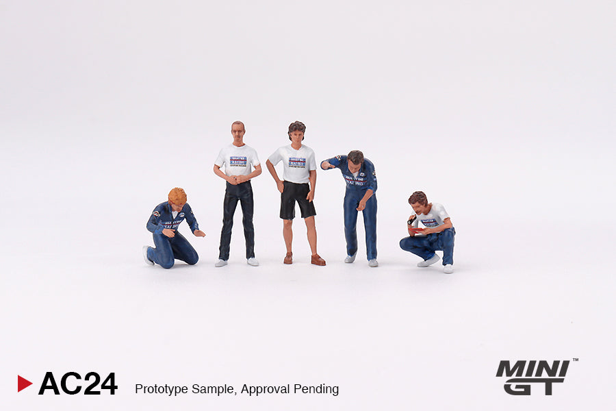 MINI GT #MGTAC24 1/64 FIGURINE MARTINI RACING WRC CREW