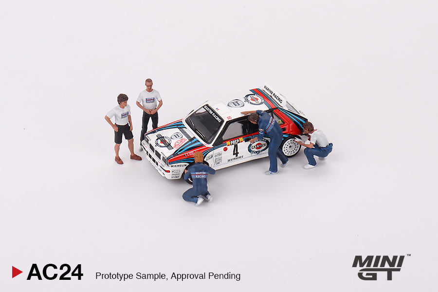 MINI GT #MGTAC24 1/64 FIGURINE MARTINI RACING WRC CREW