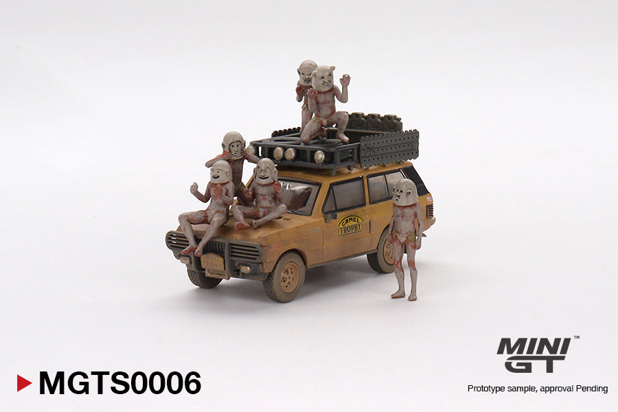* PRE ORDER * MINI GT 1/64 MGTS0006 "Range Rover 1982 Camel Trophy
Papua New Guinea Set"
- LHD