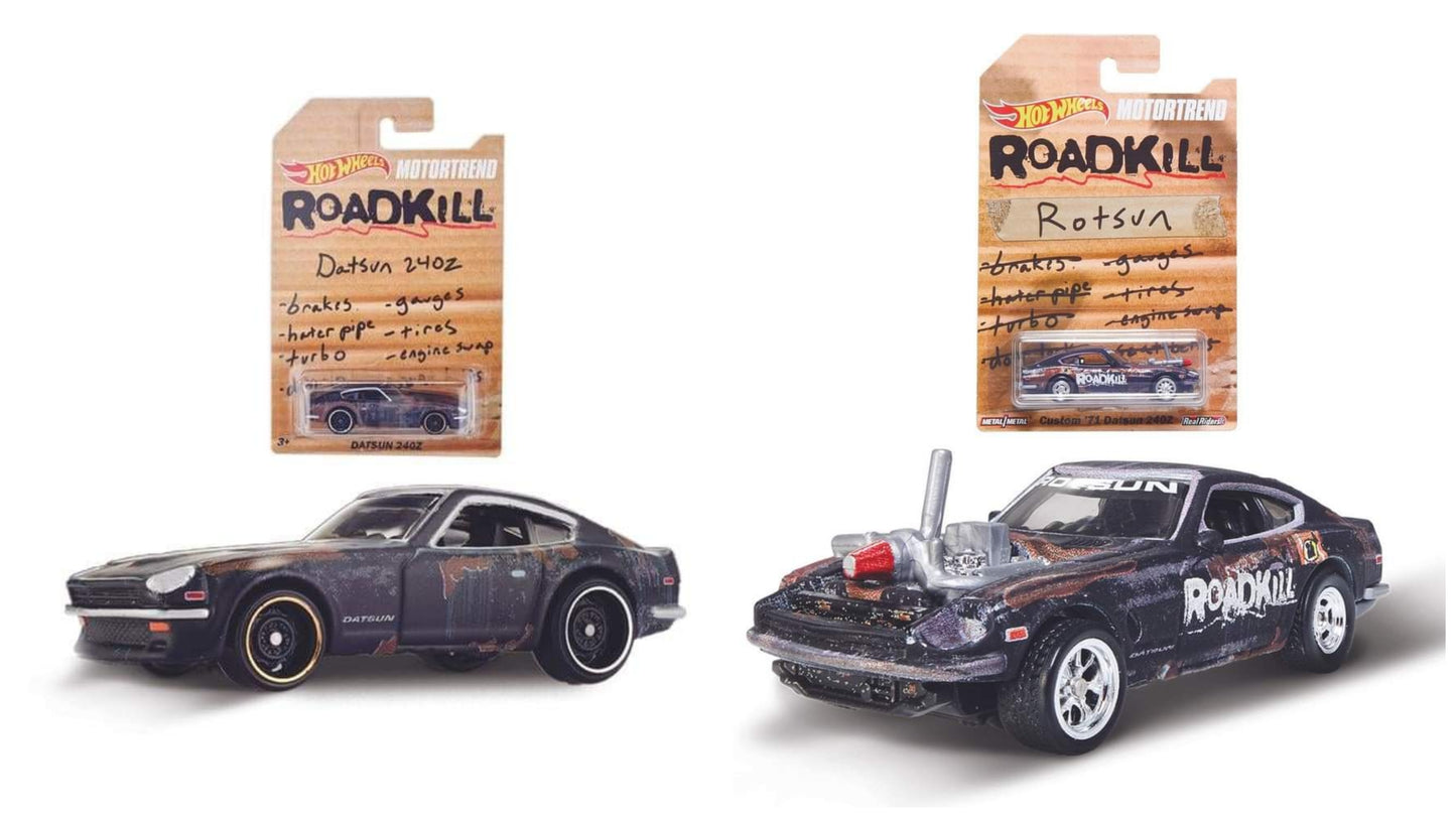 HOT WHEELS MOTORTREND DATSUN 240Z + ROTSUN PAIR