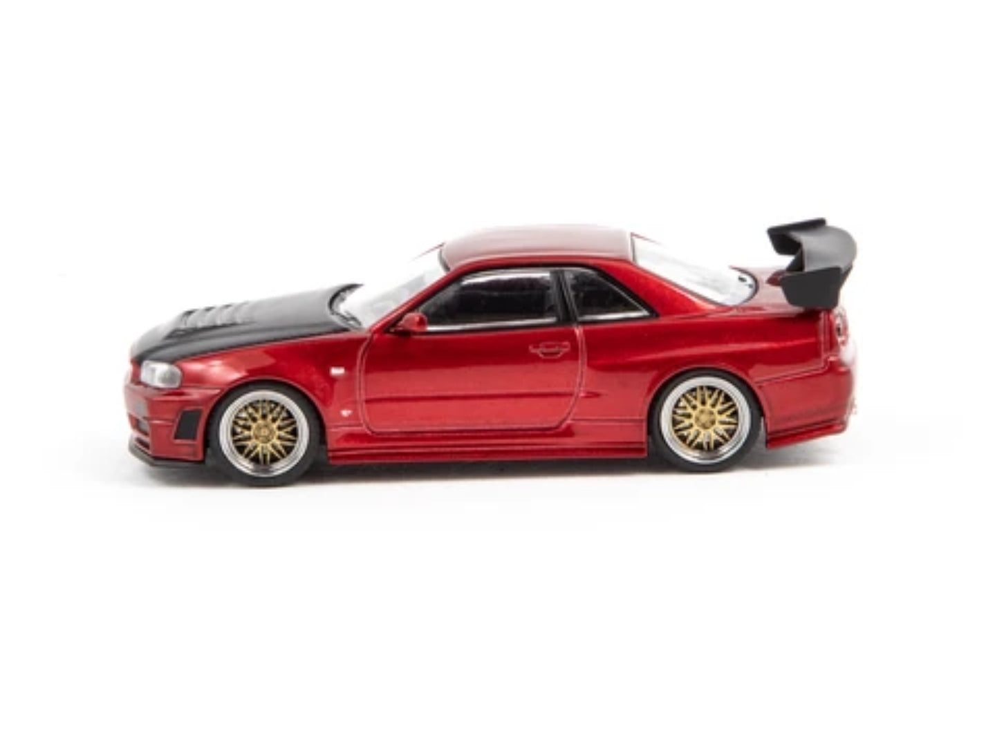 IGNITION MODEL IG 1871 1/64 NISSAN SKYLINE GT-R R34 RED - JAPAN EXCLUSIVE COLOUR