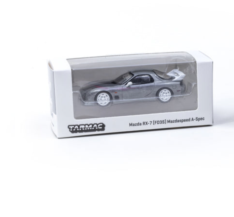 Tarmac Works 1/64 Mazda RX-7 (FD3S) Mazdaspeed A-Spec Chaste White - GLOBAL64 * CHASE *