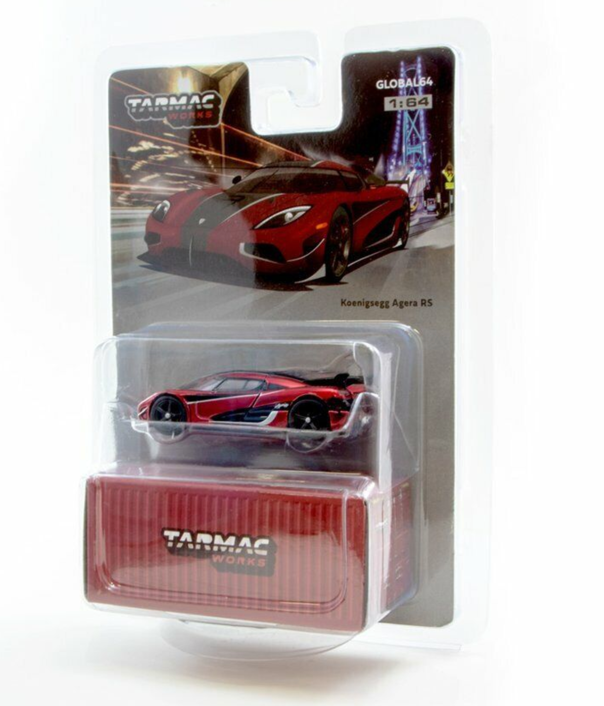 TARMAC WORKS 1/64 GLOBAL64 1/64 Koenigsegg Agera RS Metallic Red