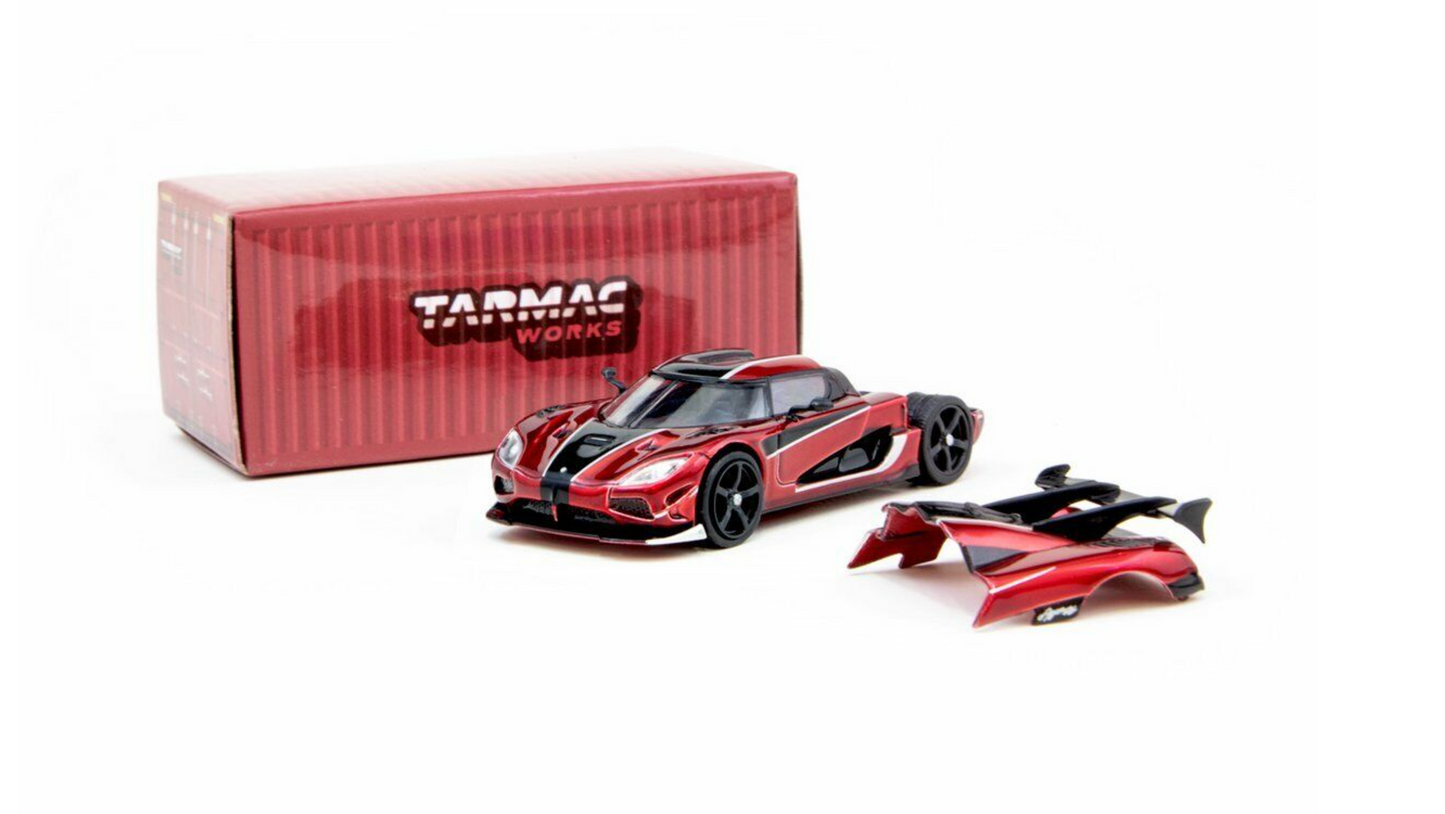 TARMAC WORKS 1/64 GLOBAL64 1/64 Koenigsegg Agera RS Metallic Red