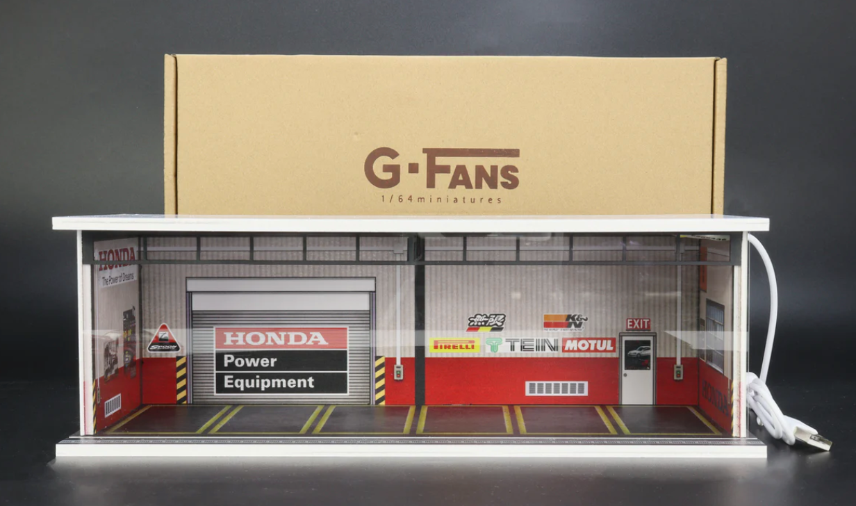 G.FANS 1:64 Diorama with LED lights HONDA (710009)