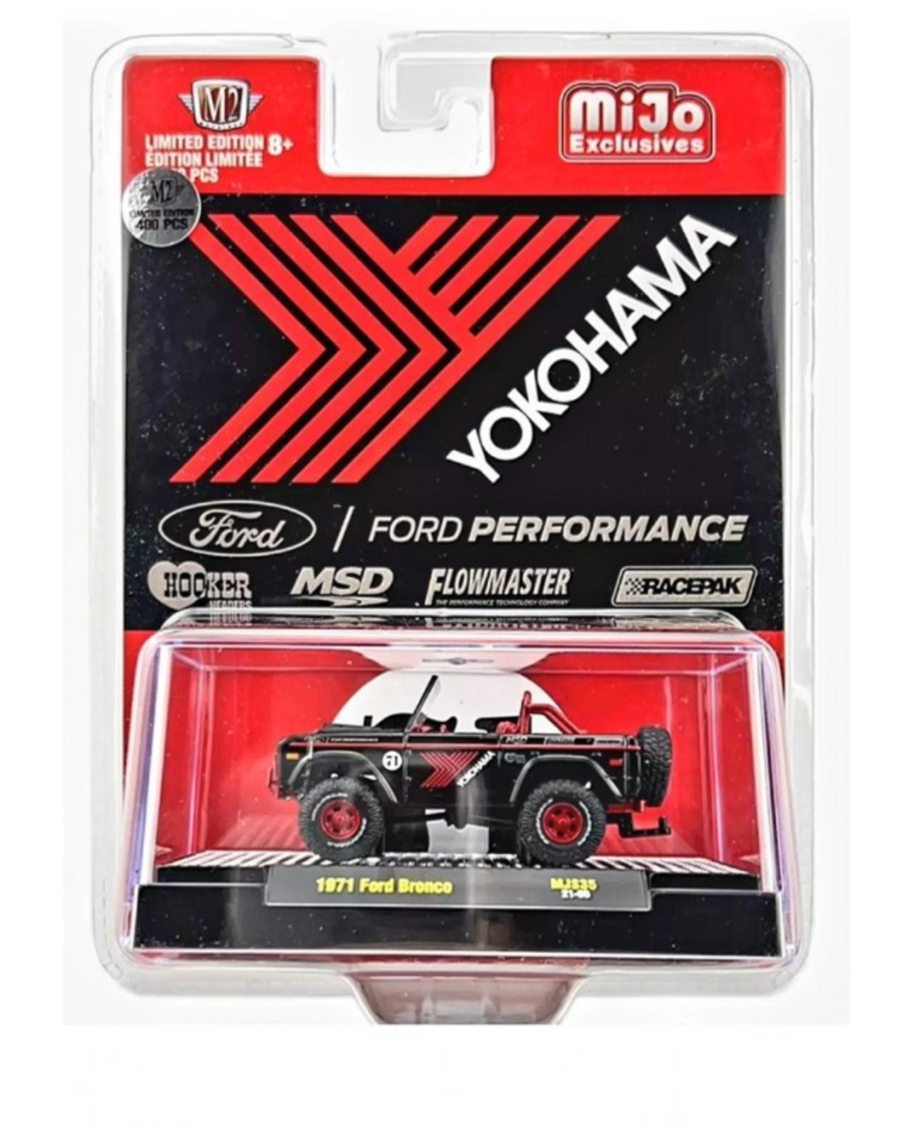 M2 Machines 1971 Ford Bronco Lifted 4x4 Yokohama 31500-MJS35 1:64 * CHASE CAR *