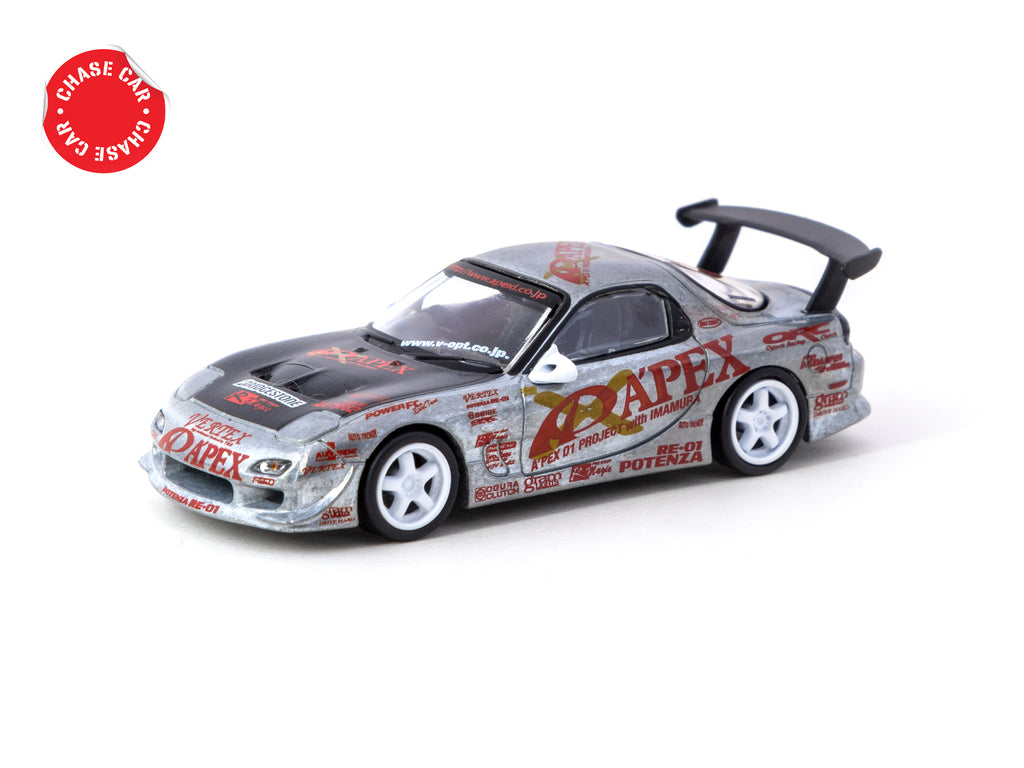 Tarmac Works 1/64 VERTEX RX-7 FD3S A'PEX D1 PROJECT - GLOBAL64 * CHASE *