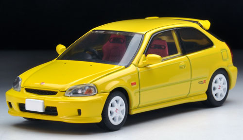 Tomica Limited Vintage NEO LV-N165a Civic Type R '99 (Yellow)