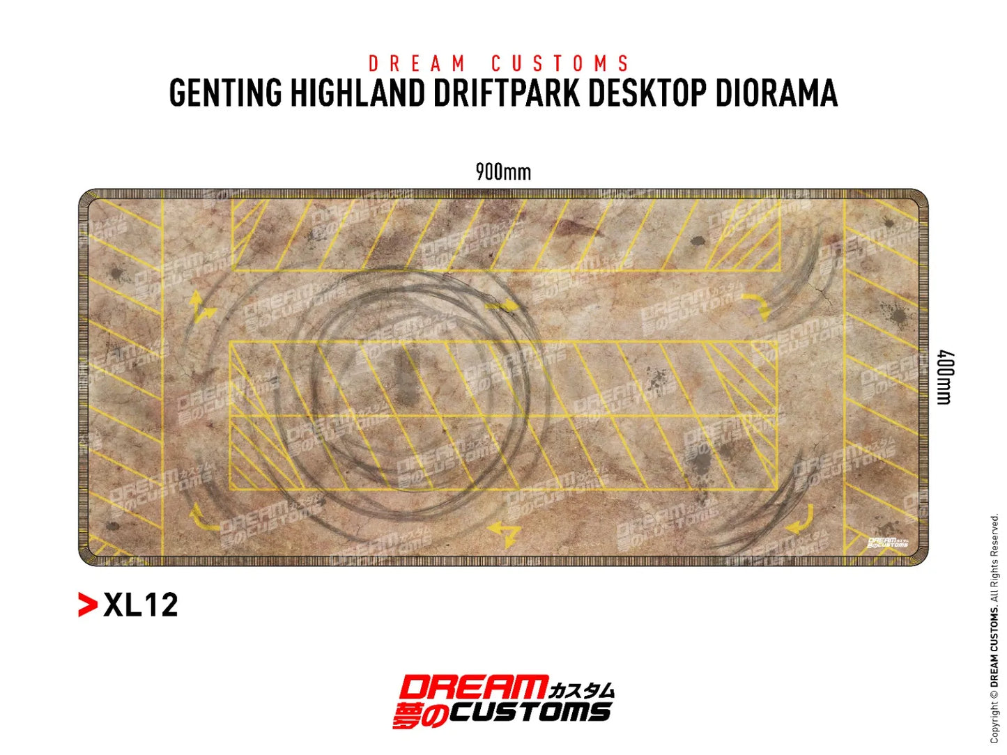 Dream Customs 1/64 Genting Highlands Driftpark XL Desktop Diorama