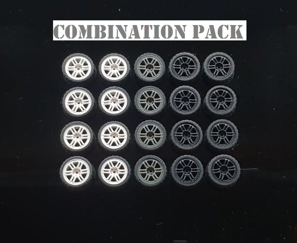 GARAGE 64 RUBBER WHEELS ** E SERIES ** 1:64 SCALE