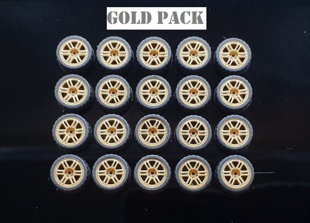 GARAGE 64 RUBBER WHEELS ** E SERIES ** 1:64 SCALE
