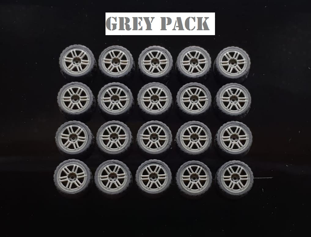 GARAGE 64 RUBBER WHEELS ** E SERIES ** 1:64 SCALE